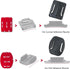 GoPro Curved Flat Helmet Base Mount with 3M Adhesive Pads for GoPro, Action Camera