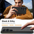 X-level Guardian Series Case for Samsung Galaxy S24 Ultra - Slim Fit, Ultra-Thin, Shockproof TPU Back Cover - Black