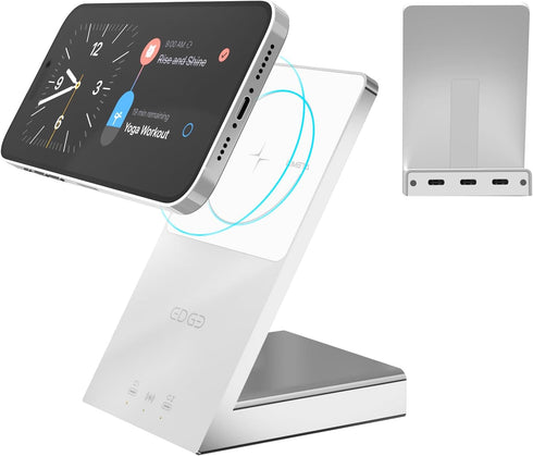 3-in-1 Wireless Charger for MagSafe Charger Stand - 45W USB-C Fast Charging Station for iPhone 14/13/12/Pro/Max/Plus