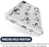 ZHEGAILIAN iPhone 15 Plus Case - Clear Dancing Skulls, Slim Flexible TPU Rubber, Protective Case for Women & Girls.