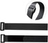 FULARR 30Pcs Cable Straps - Reusable Ties & Cinch Strap Set, Multipurpose Hook and Loop Fastener, Black