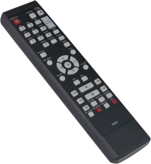 NB887UD NB887 Replacement IR Remote for Magnavox Digital Video Disc Recorder & Video Cassette Recorder Models ZV427MG9,
