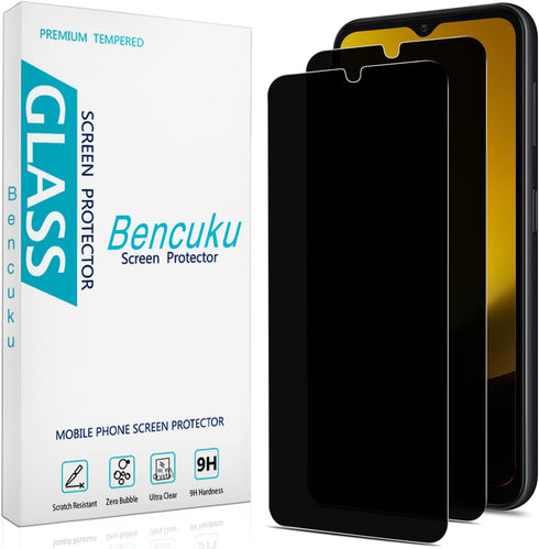 Samsung Galaxy A14 5G Privacy Screen Protector (2 Pack) - Anti-Spy Tempered Glass, Bubble Free, Scratch Resistant