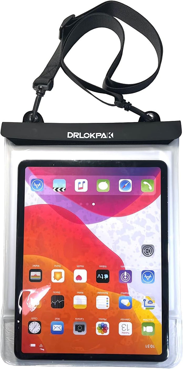 Floating Waterproof Tablet Case for iPad Pro 12.9 inch, Galaxy Tab S8+/S9+ 12.4", Surface Pro X/9/8/7/6 (White, 13inch)