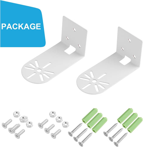 2Pack Adhesive Metal Wall Mount for Google Nest Indoor 2nd Generation Security Cam Wired, No Drilling VHB Stick On or