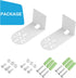 2Pack Adhesive Metal Wall Mount for Google Nest Indoor 2nd Generation Security Cam Wired, No Drilling VHB Stick On or
