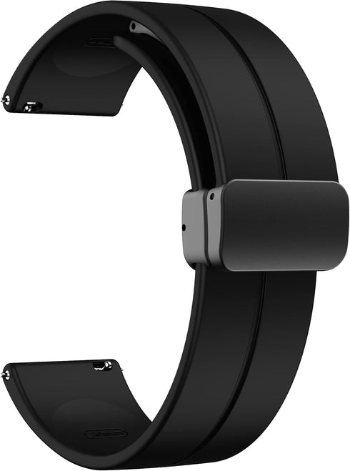 Compatible Carbinox X-Ranger Smart Watch Bands, 22mm Soft Silicone Magnetic Buckle Sport Wristband Replacement