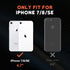 NTG Shockproof Case for iPhone SE 2022/2020, Heavy-Duty Rugged Lightweight Slim Protective Case for iPhone SE/8/7-Black