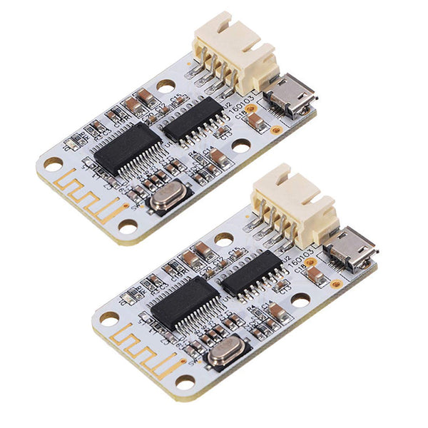 HiLetgo 2pcs PAM8403 3W+3W Wireless Bluetooth 4.0 Module, Micro USB Power Supply, Bluetooth Audio Receiver