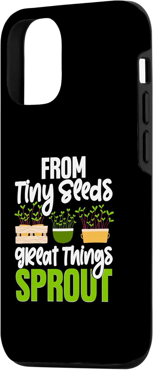 Microgreens Urban Gardening Health Culture 15 iPhone Sprout Kale Eat Greens Vegetable Urban Farming Microgreens Case