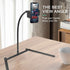 Adjustable Gooseneck Cellphone Holder,Overhead Phone Mount,Table Top Teaching Online Stand for Live Streaming and Online Video and Food Crafting Demo Drawing Sketching Recording.