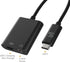 Scosche CAAP StrikeLine USB Type-C Headphone Adapter with Female 3.5mm Aux Input and USB-C Charging Port for Mobile and Music Devices, Black