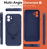 Vanxiliiy 12 12 6.1" Compatible with iPhone Case with Stand, Slim Premium Liquid Silicone Phone Cases for iPhone