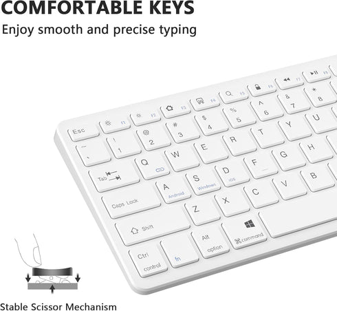 TaIYanG Bluetooth Keyboard for iPad - Wireless Compatible with iPad 10th/10.2(9th/8th/7th Gen), Air 5th/4th, Pro, Mini