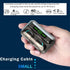 Wireless Earbuds, Bluetooth 5.3 Headphones with Mic, USB Charging Case, Dual Connect, Black Ear Buds.