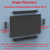Satellite Speaker Mount, Compatible with Vizio, Sony, Klipsch, Panasonic, Samsung, and More, Fits Up to 9lbs, Black Powdercoated Steel, 15 Minute Install