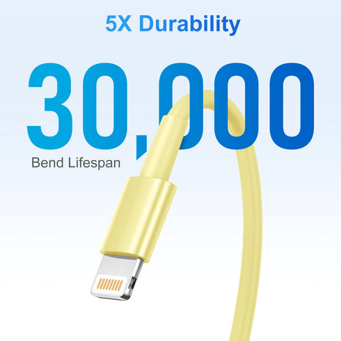 Original 2023 Upgraded iPhone Charger Cord, 3-Pack 6ft MFi Certified USB A Charging Cable for iPhone 13/12/11