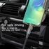 NETDOT Gen10 Magnetic Charging Cable, 2-in-1 Nylon Braided, 3.3ft, USB-C & Micro-USB, 3 Pack, Black.