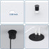 Haylink Grommet, 2X 20W 6.56FT 2.36"(60mm) Desk Power Recessed Power Strip with AC Outlet & PD USB C | Cable | Cut