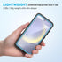 Lanhiem Samsung Galaxy S24 Case, IP68 Waterproof Dustproof with Built-in Screen Protector, Rugged Cover, Light Blue