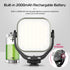 ULANZI VL66 RGB Adjustable Rechargeable Mini Video Light, 2500-6500K, Dimmable, Ultra Bright for DSLR