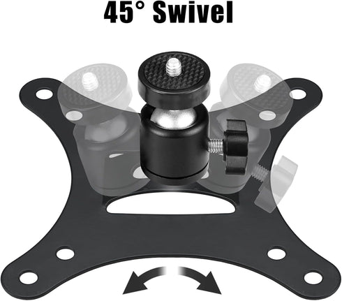 2-Be-Best Adjustable Mini Projector Ceiling Mount - Universal Bracket in Black