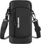 Running Armband Phone Holder & Crossbody Bag - Waterproof Phone Pouch for iPhone 15/14/13 Pro Max, Black