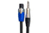 Hosa SKT-205Q Edge Speaker Cable, Neutrik speakON to 1/4 in TS, 5 ft, Black