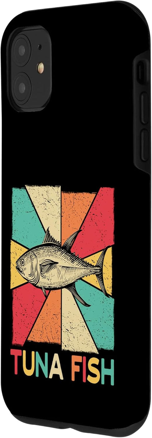 Tuna Fishing Apparel Co. 11 Vintage Tuna Fish Lover Retro Style Tuna Whisperer Gift Case for iPhone