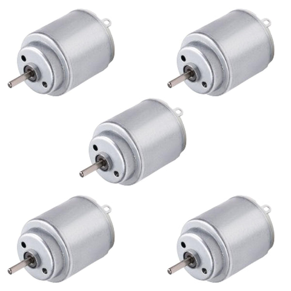SGHAJIME 5Pcs DC Motor 1-6V Mini Electric Motor 5000-20000RPM Micro Motor Electric Hobby