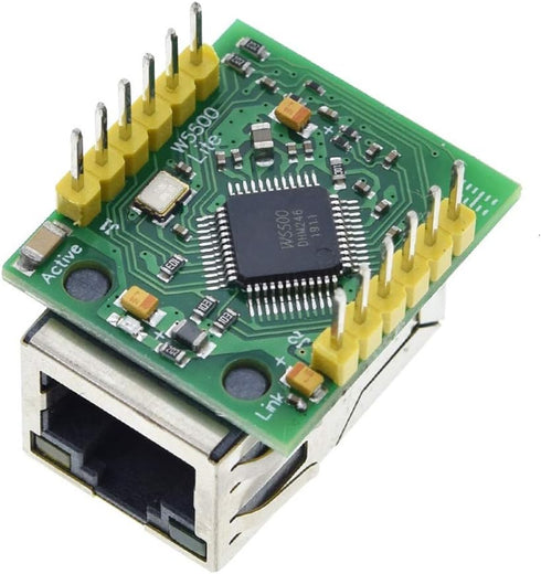HiLetgo W5500 SPI to LAN Ethernet Network Module, TCP IP STM32 Interface 3.3V 5V for Arduino WIZ820io RC5