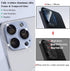 2 Pack 13 10 Camera Lens Protector Compatible for iPhone Pro/Max, Aluminum Alloy Metal & H Tempered Glass