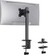 Ergear Monitor Mount for 13-32" Screens up to 17.6lbs, Adjustable Height and Angle, Single Desk Stand (Black)