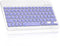 Ultra-Slim Bluetooth Rechargeable Keyboard for Amazon Fire HD 8 (2020) and All Bluetooth Enabled Tablets - Violet Purple