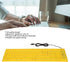 Foldable Silicone Keyboard, 108 Keys Waterproof Rollup USB Wired Keyboard for PC, Laptop, Notebook (Yellow)
