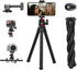 Flexible Phone Tripod for GoPro, Mini Camera Stand with Remote, Tripod Holder for iPhone Samsung Streaming