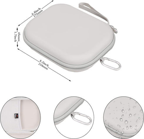Mchoi Hard Portable Case Fits for JBL Tune 500BT, 510BT, 520BT On-Ear Wireless Bluetooth Headphone, Case Only, Grey