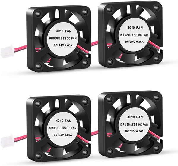 3D Printer Cooling Fan, 40mm x 40mm x 10mm Blower Cooling Fan with 2 Pin Terminal for Makerbot MK7 MK8