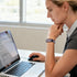 2 Pack Adjustable Braided Wristband Compatible with Plaud NotePin & NotePin S AI Voice Recorder,Breathable Soft