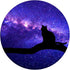 Cute Cat Galaxy Universe Stars Nebula Space PopSockets PopGrip: Swappable Grip for Phones & Tablets