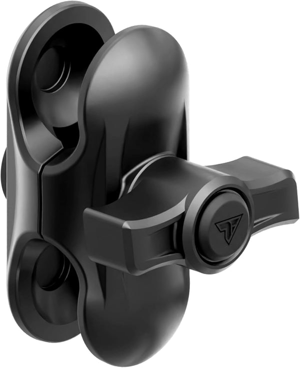 Tackform 2" Long Metal 20mm Ball and Socket Arm DuraLock 20 Series, Dual 20mm Sockets with Anti-Theft Knob