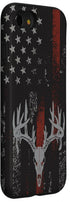 iPhone SE (2020) / 7 / 8 American Flag Whitetail Deer Buck Hunting USA FLAG Case