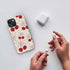 iPhone 14 Plus Case, HH2 Red Cherry Bows Hybrid 2 Layer Hard Shell Silicone Protective Pattern Design