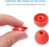 Replacement Silicone Eartips Earbuds Buds Set for PowerBeats Pro Beats Wireless Headset, Universal 3.8mm (Oranger)