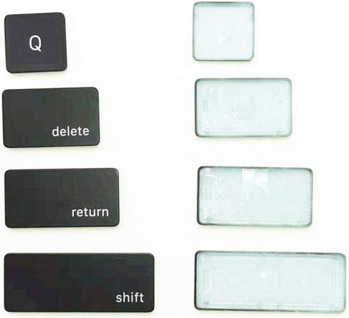 Willhom Keyboard Key Caps, Full Set of US Replacement for MacBook Pro Retina 16" 2019 (A2141), 13" 2020 (A2289, A2251)