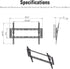 Generic 32-70" Wall Mount Bracket TV Stand with Spirit Level