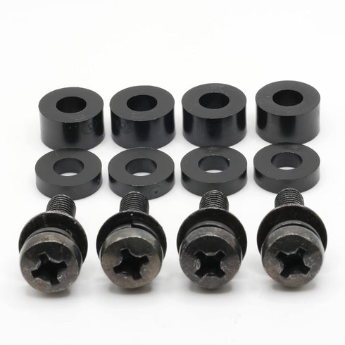 M8 Wall Mount Screws, Compatible with Samsung 11-13mm Installations, Complete Kit with Screws, Black Plated