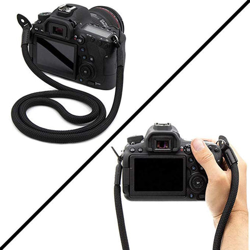 Vintage 100cm Nylon Climbing Rope Camera Neck Shoulder Strap for Micro Single and DSLR Camera