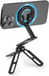 FANAUE Magnetic Tripod Mount - 360 Adjustable Aluminum Stand, Portable Foldable Design, Strong