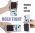2Pack Cell Phone Card Holder, Silicone Double Pocket Stick on Credit Card Wallet for Back of Phone Case-Black,Navy Blue